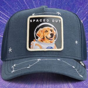 Goorin Animal Trucker Baseball Snapback Hat Cap Laik It A Lot Spaced Out Dog